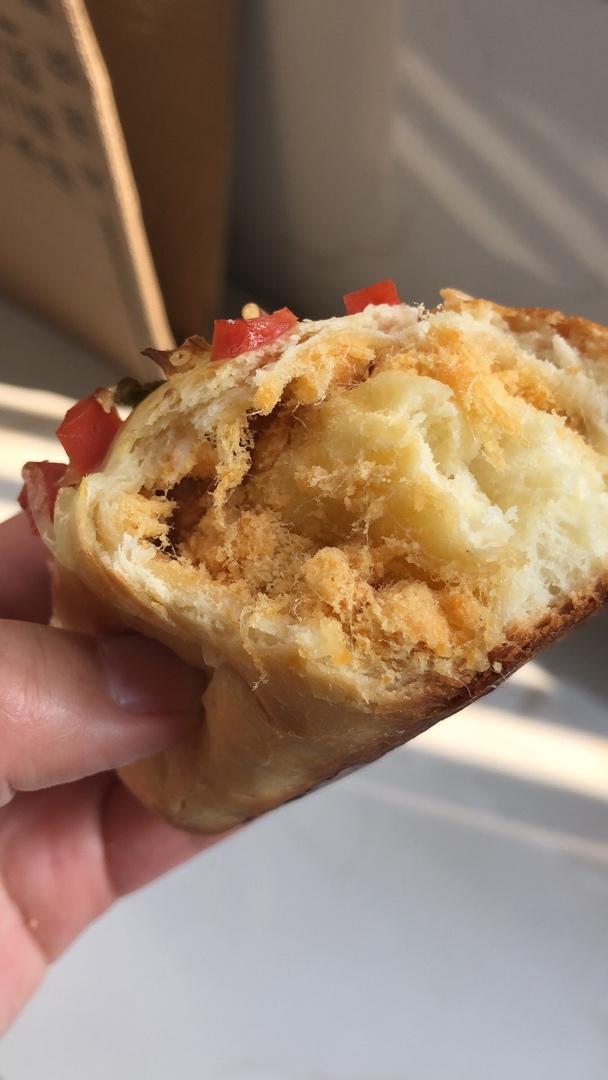 香葱火腿肉松面包