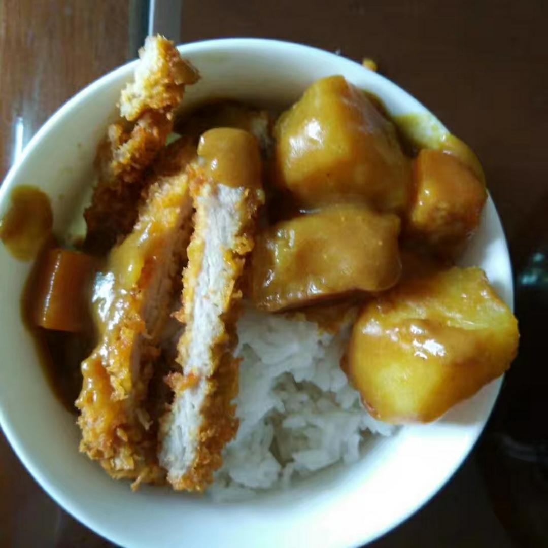 咖喱猪扒饭