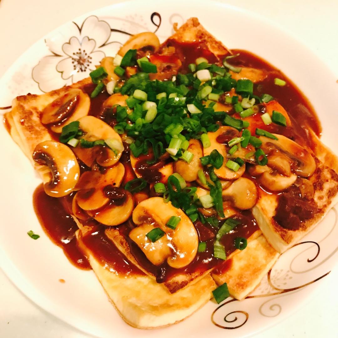 蚝油煎豆腐