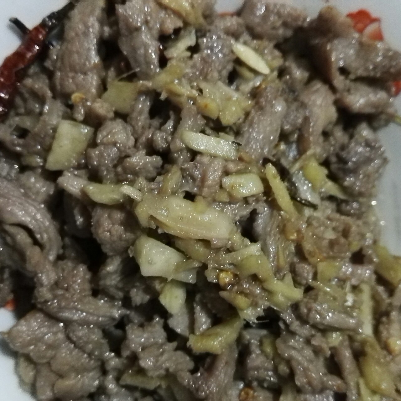 家常炒菜 双椒牛肉