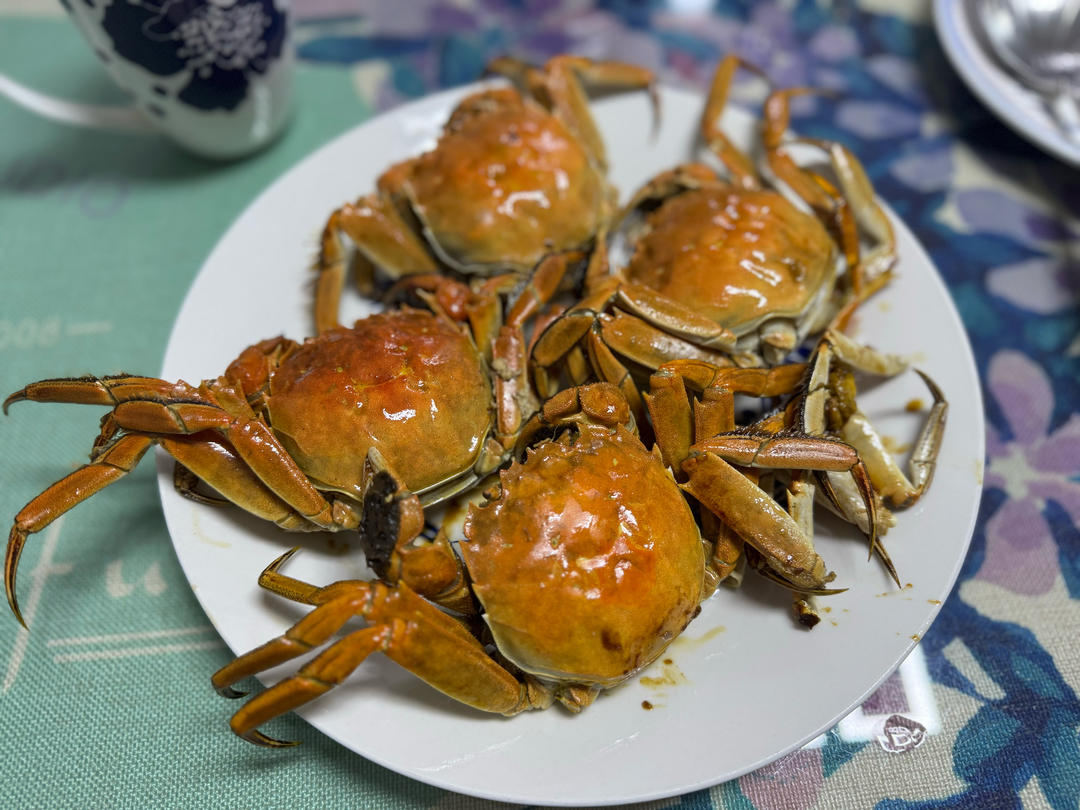 大闸蟹这样做不寒！超香！超好吃！香煎蟹!