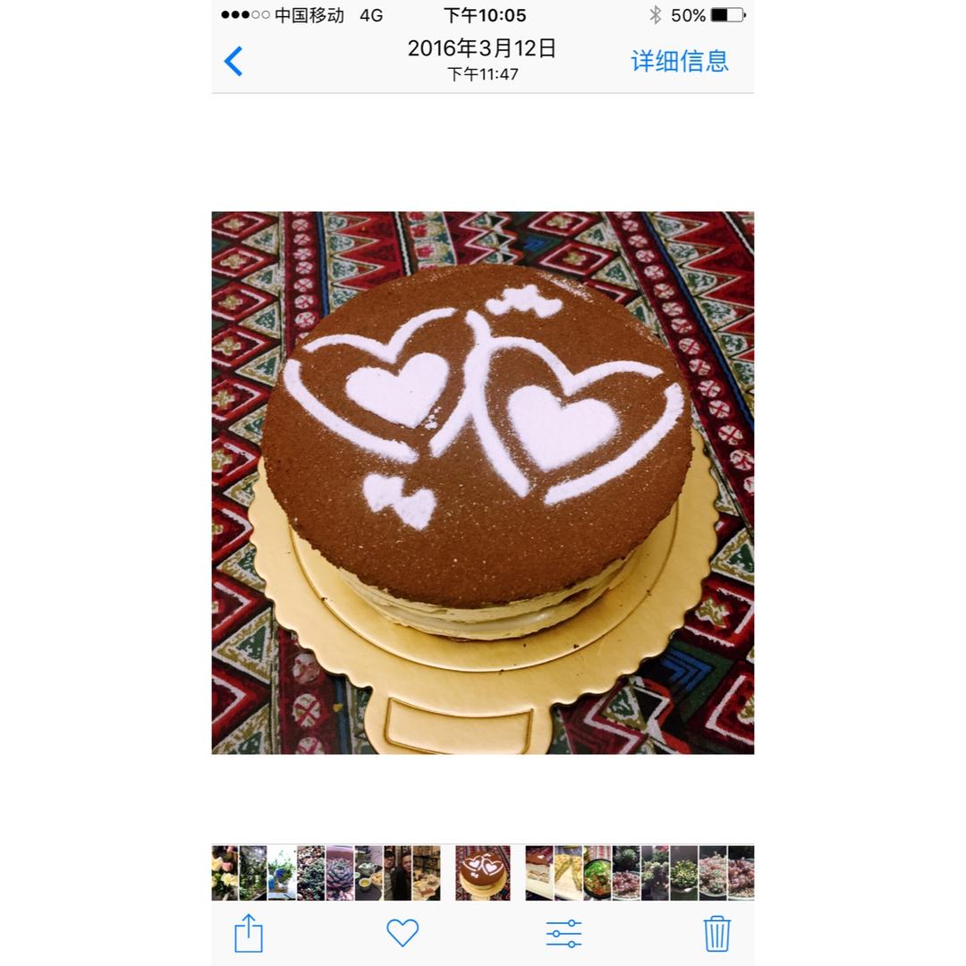 提拉米苏（巧克力戚风蛋糕版）