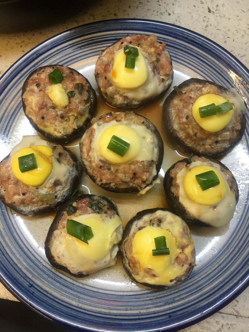 香菇肉末蒸鹌鹑蛋