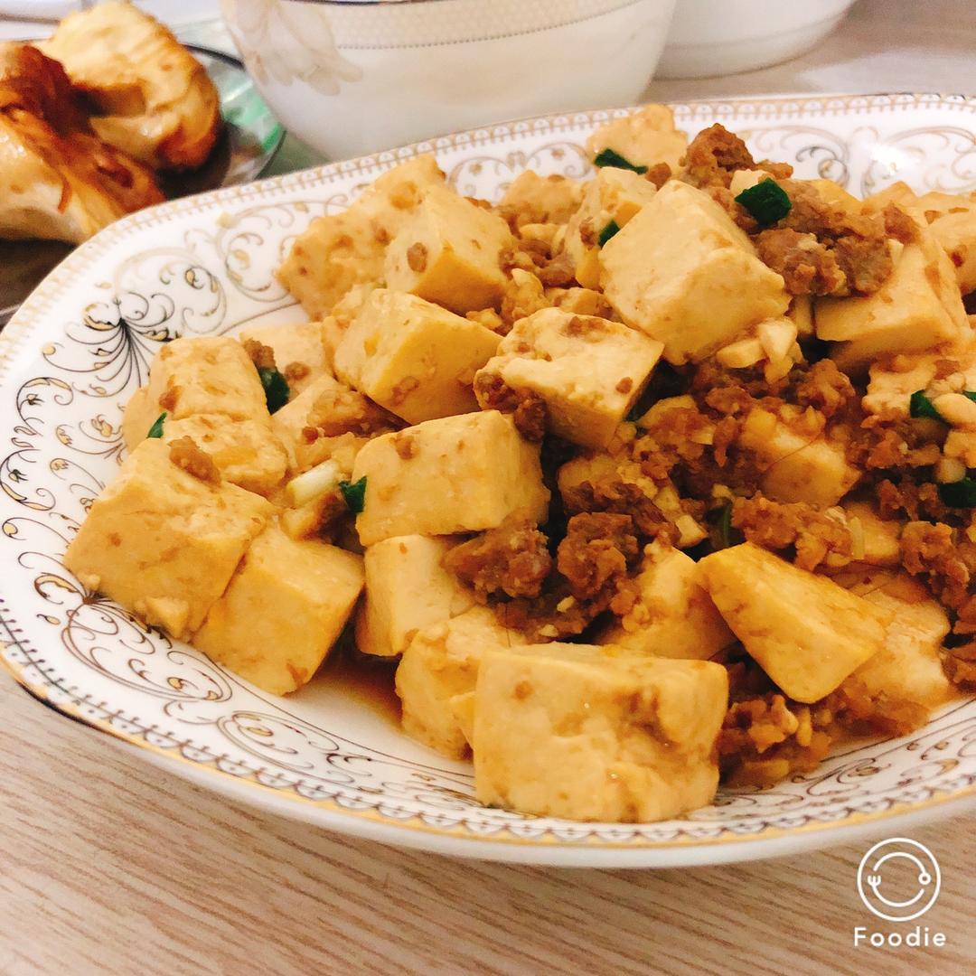 肉末烧豆腐