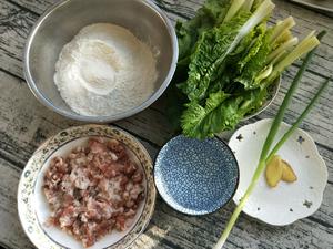 小白菜鲜肉水饺(有滋有味)的做法 步骤1