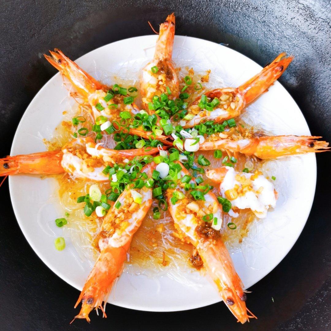 蒜蓉粉丝蒸虾