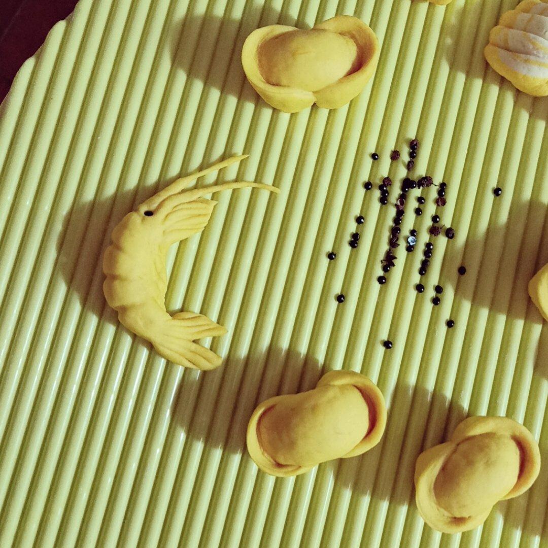 不一样的南瓜金元宝馒头