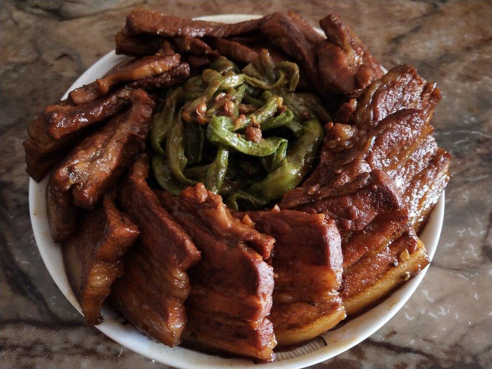 红烧肉焖豆角