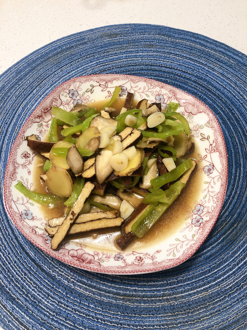 青椒炒豆干