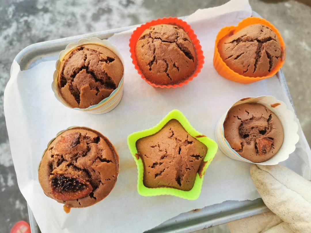 无需打发的 巧克力纸杯蛋糕