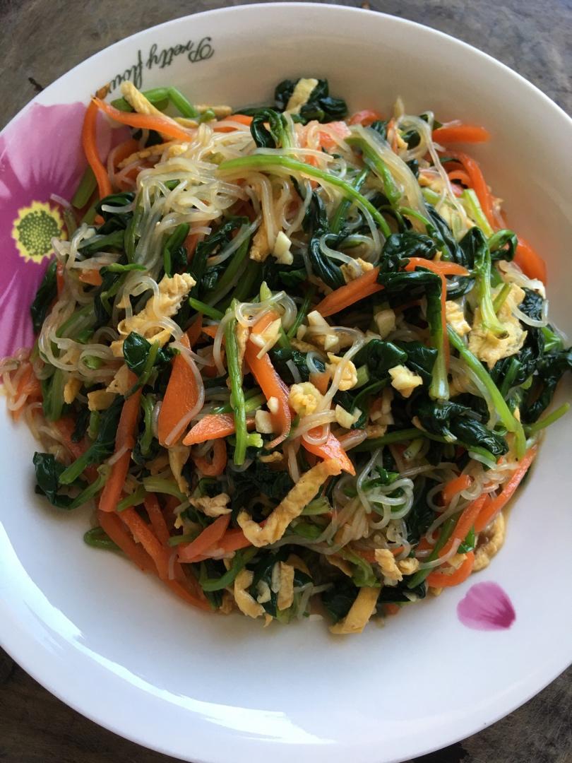 万能凉拌菜料汁（凉拌菠菜粉丝）