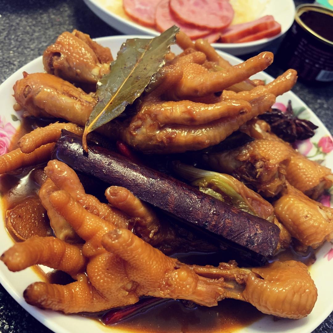 香辣卤鸡爪