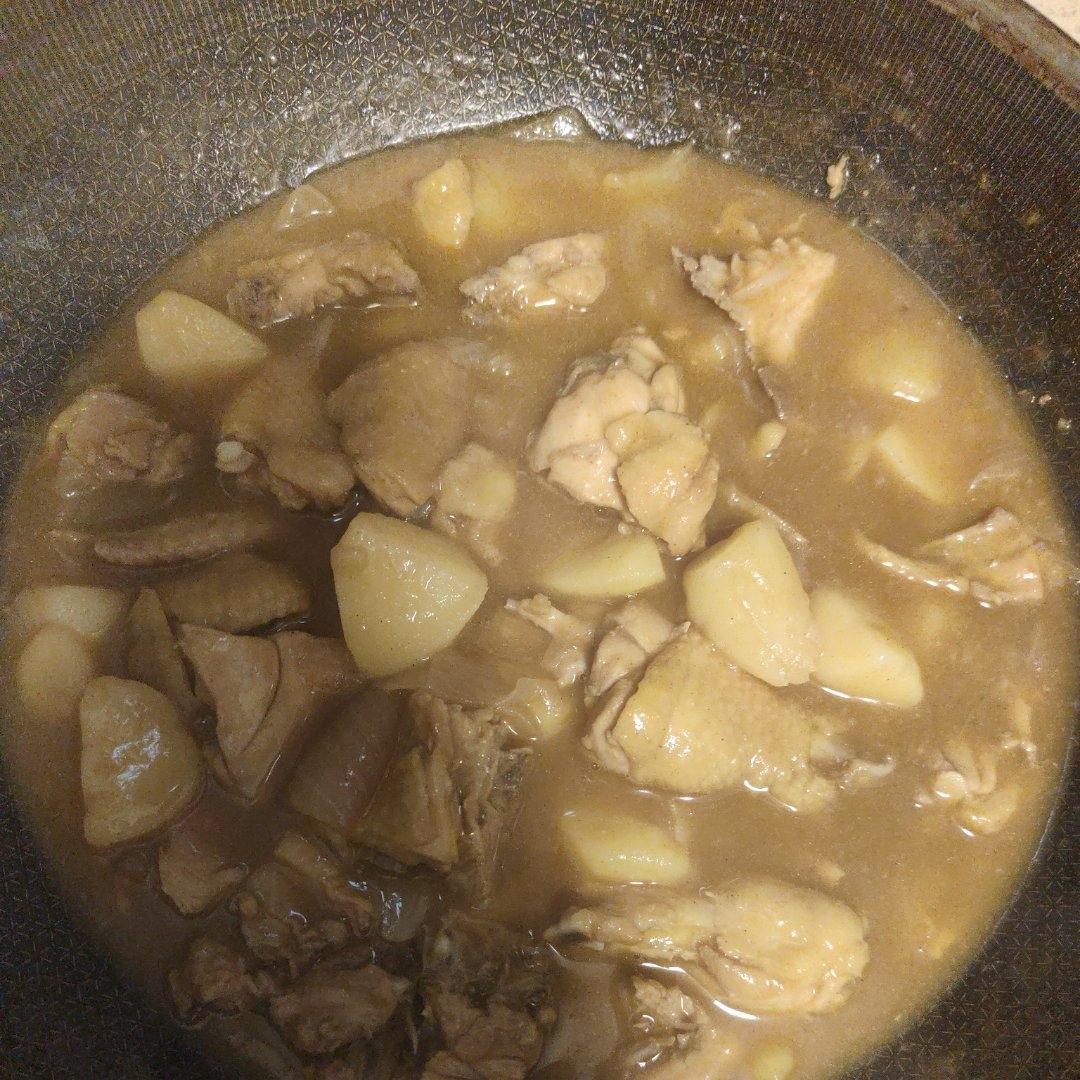 土豆咖喱鸡肉