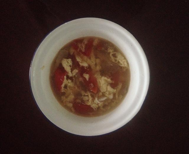 番茄蛋花菌菇汤的做法