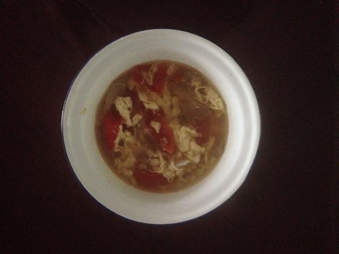 番茄蛋花菌菇汤的做法
