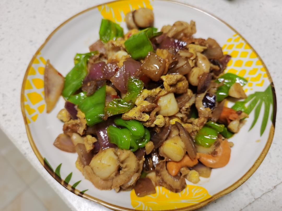 家常小炒扇贝肉