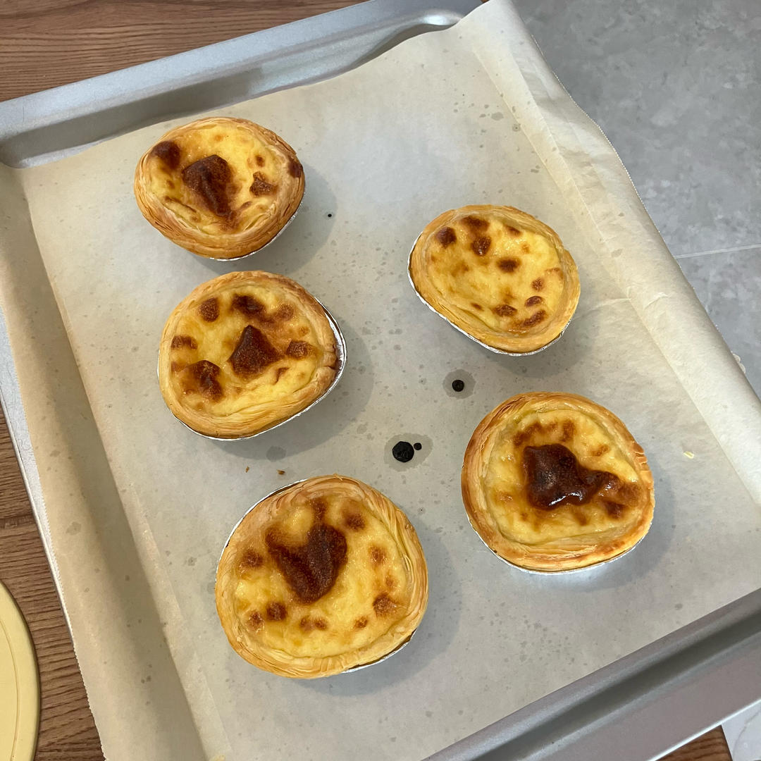 空气炸锅版全蛋葡式蛋挞『秒杀KFC』悠伴空气炸锅