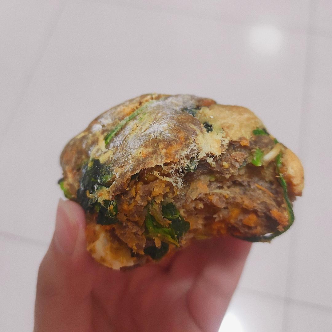 快手面包，懒人丹波，葱香肉松咸蛋黄口味