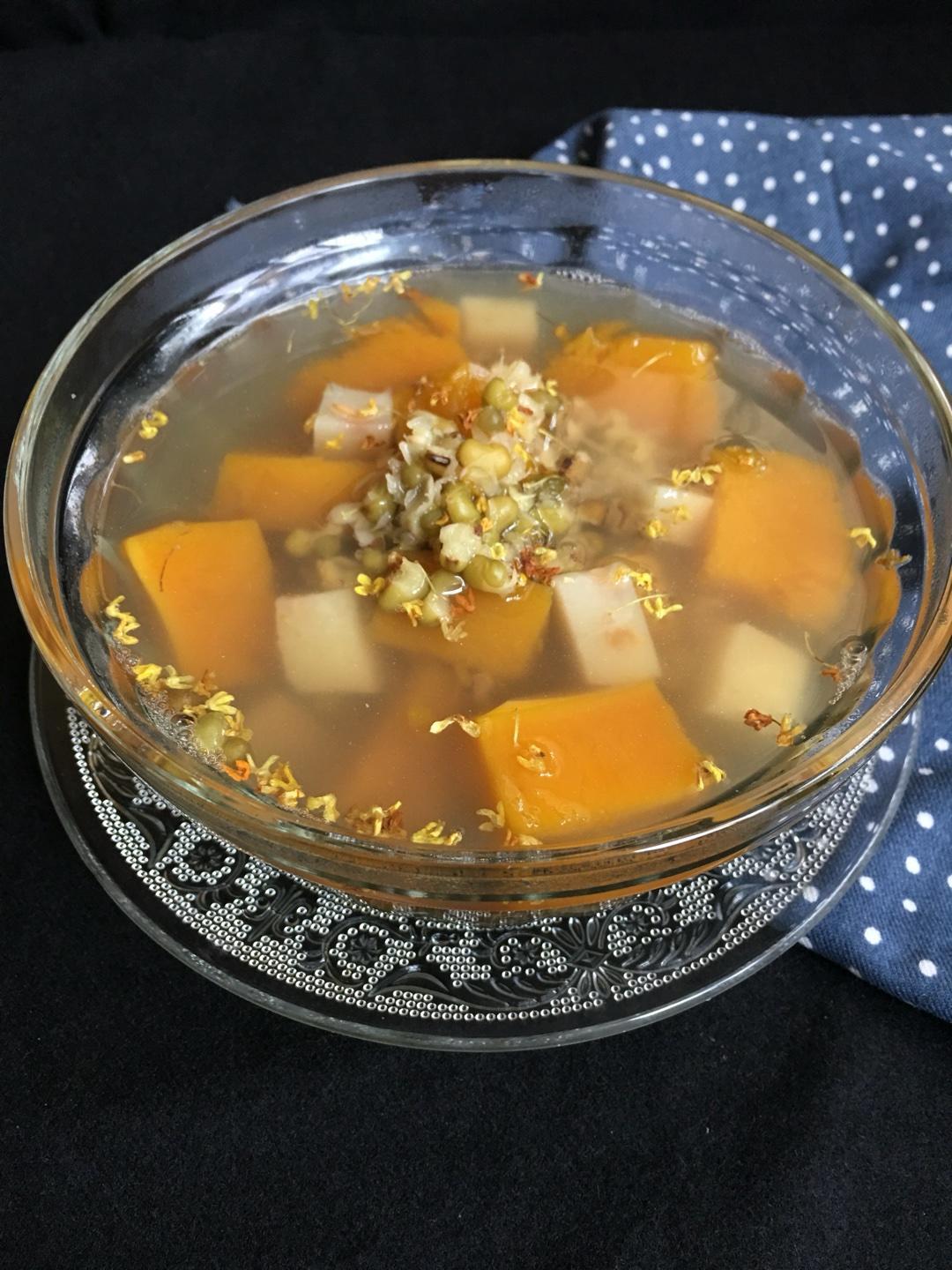 南瓜绿豆汤