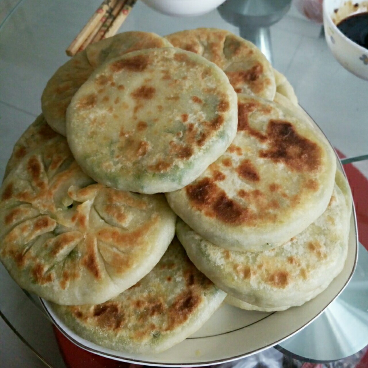 韭菜鸡蛋馅饼