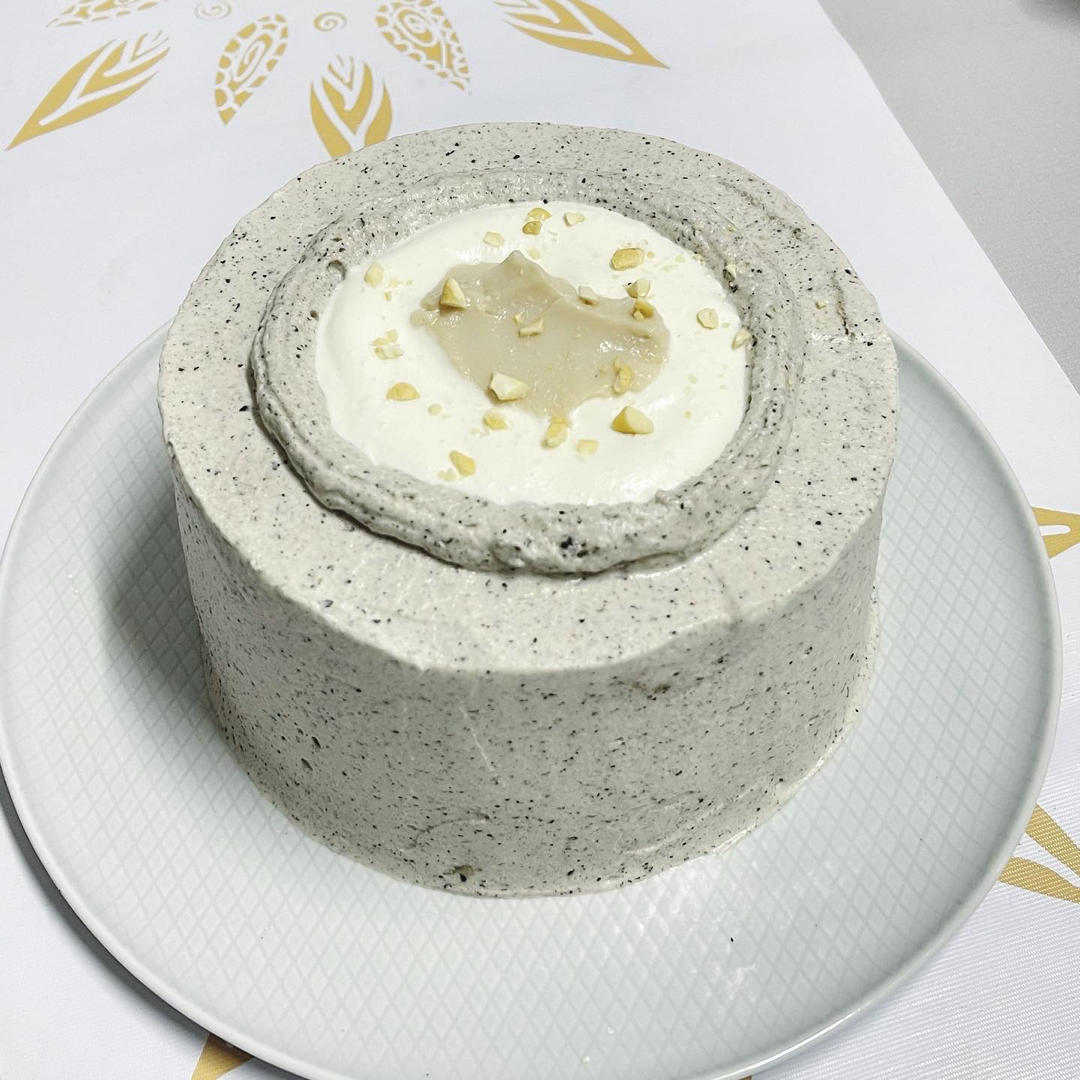 喜茶黑芝麻豆花爆浆蛋糕