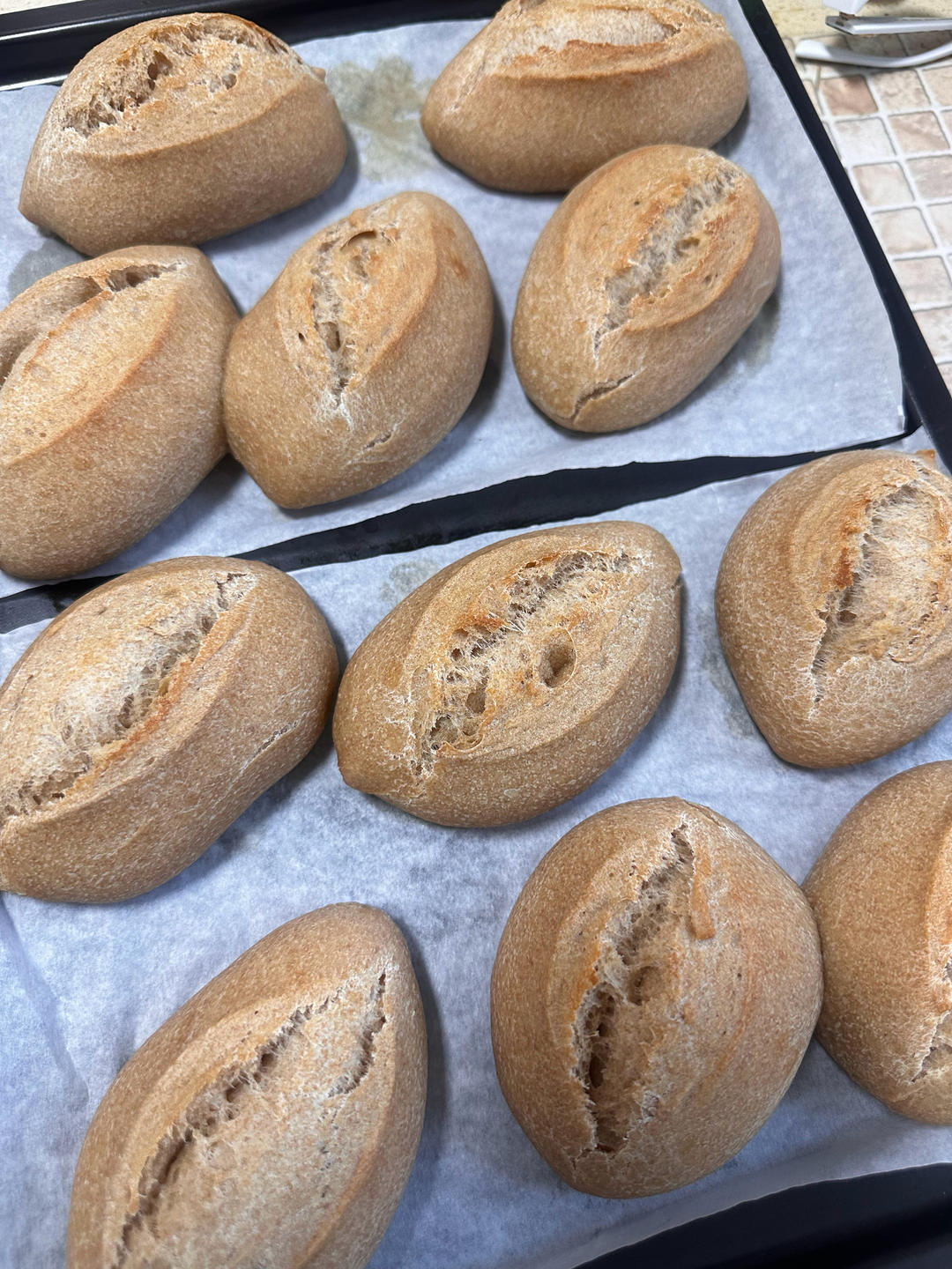 口感非常好的50%全麦主食餐包