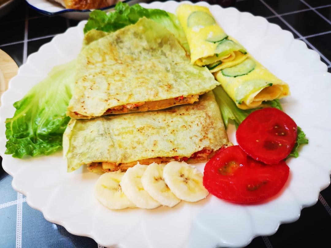 黄瓜鸡蛋饼