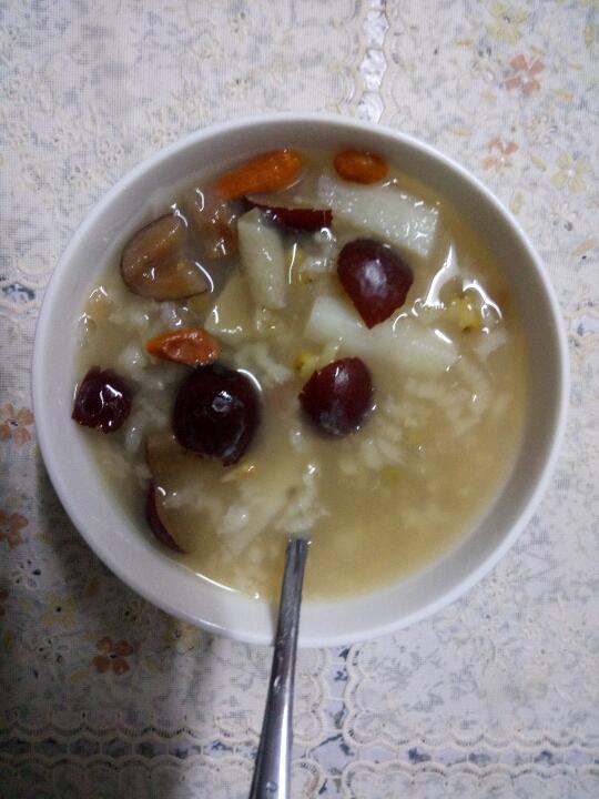 旒潋做的山药养胃粥(减肥调理粥)