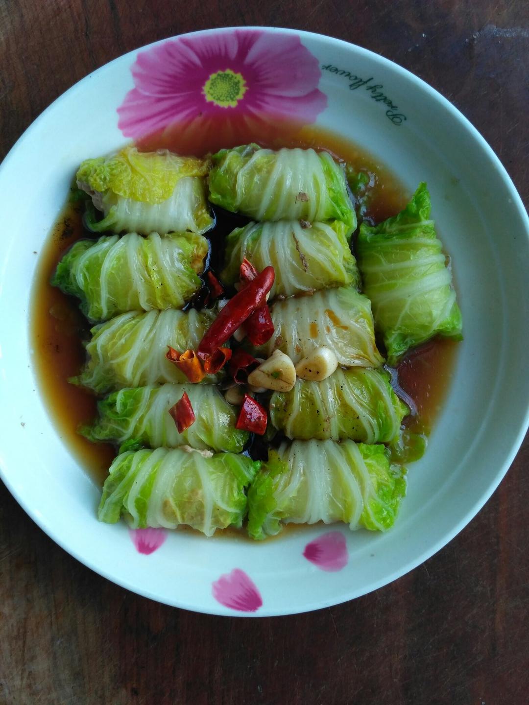 瑶柱娃娃菜卷