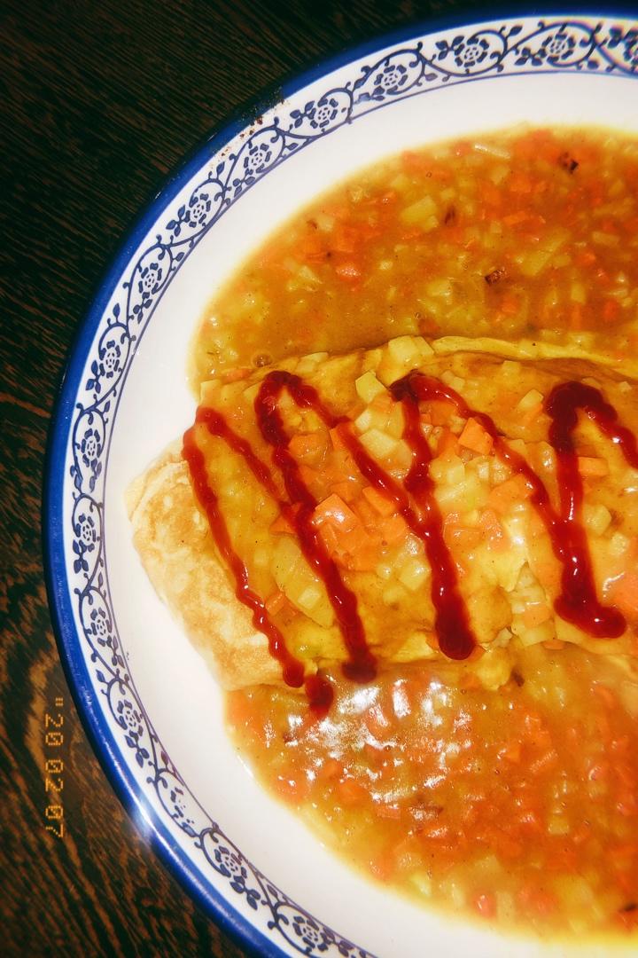 这是头牌了丨好吃的飞起来～🍛咖喱蛋包饭