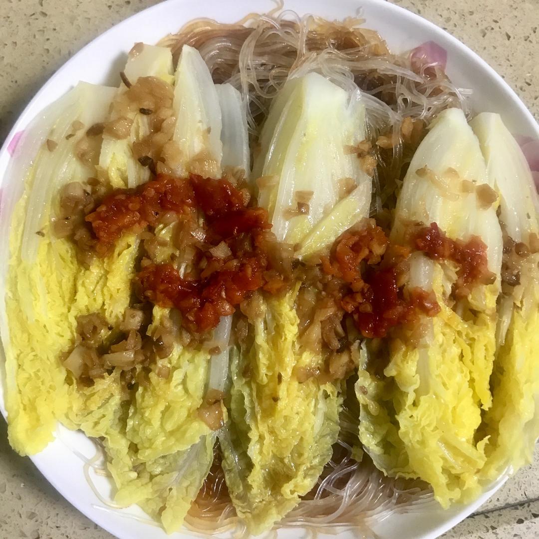 蒜蓉粉丝娃娃菜