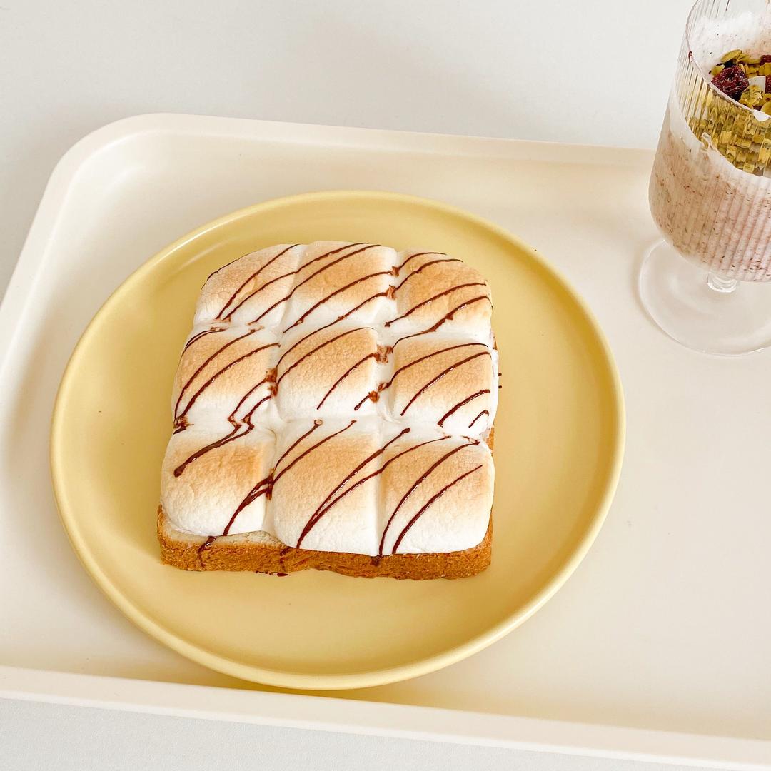 棉花糖烤吐司的做法