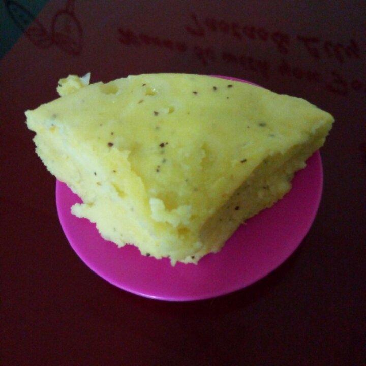 免烤微波炉无油无低粉豆渣蛋糕