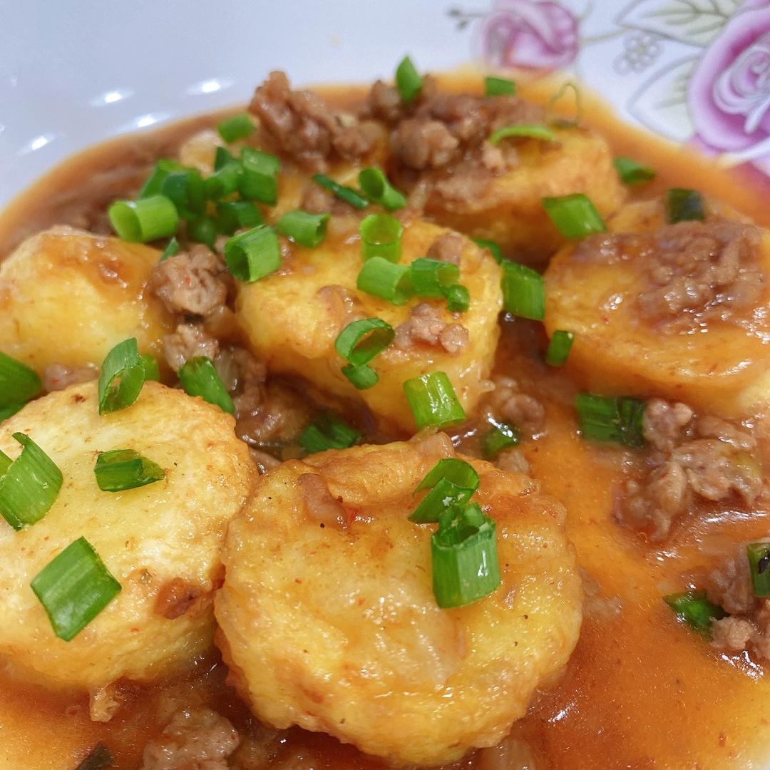 脆皮茄汁日本豆腐