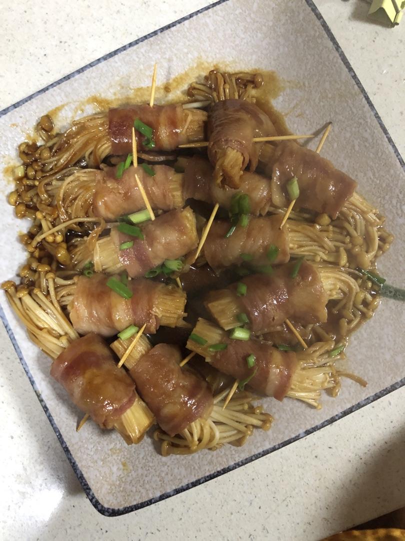 金针菇培根卷