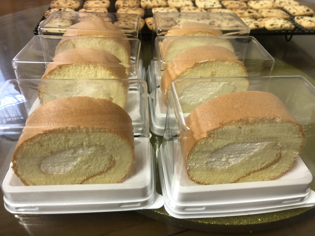 原味基础蛋糕卷(小五卷)