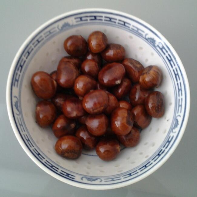 超简家常版糖炒栗子的做法