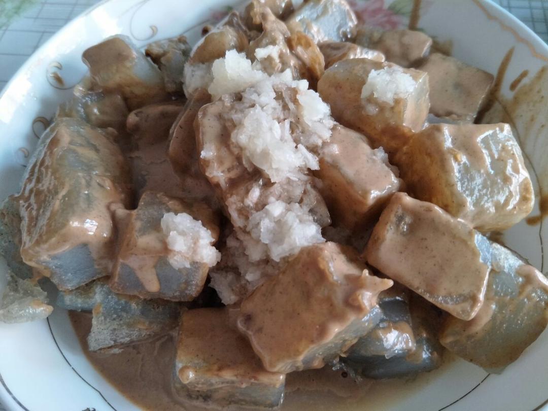 熟悉的味道-之炒焖子（丹东小吃）