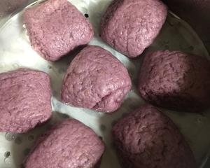 紫薯燕麦牛奶馒头的做法 步骤12