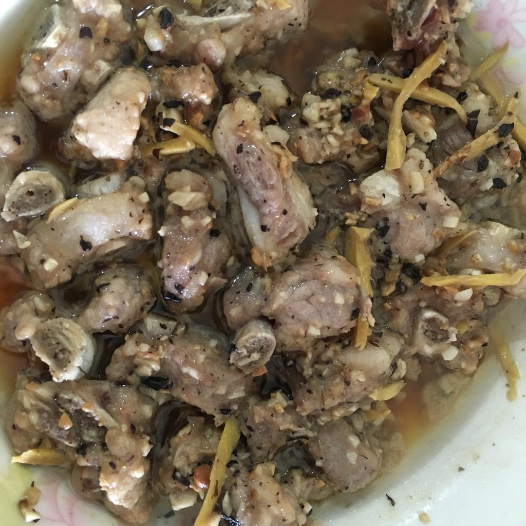 豆豉蒸排骨