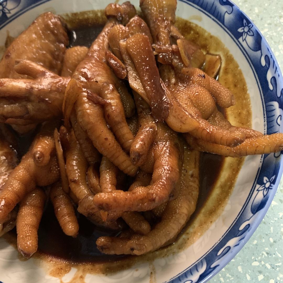 酱油鸡腿、鸡脚