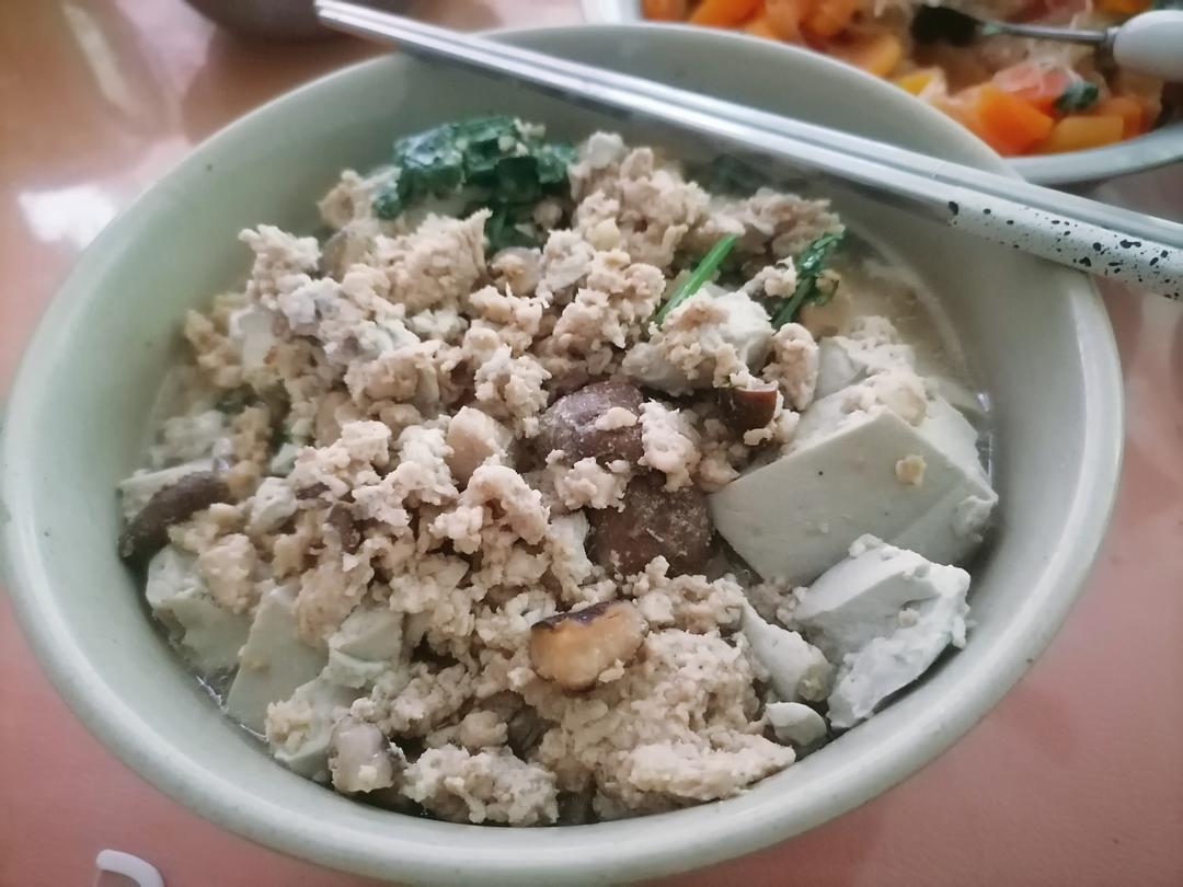 肉末嫩豆腐｜嫩滑口感爽口！这道快手菜超级下饭！！（减脂少油版）