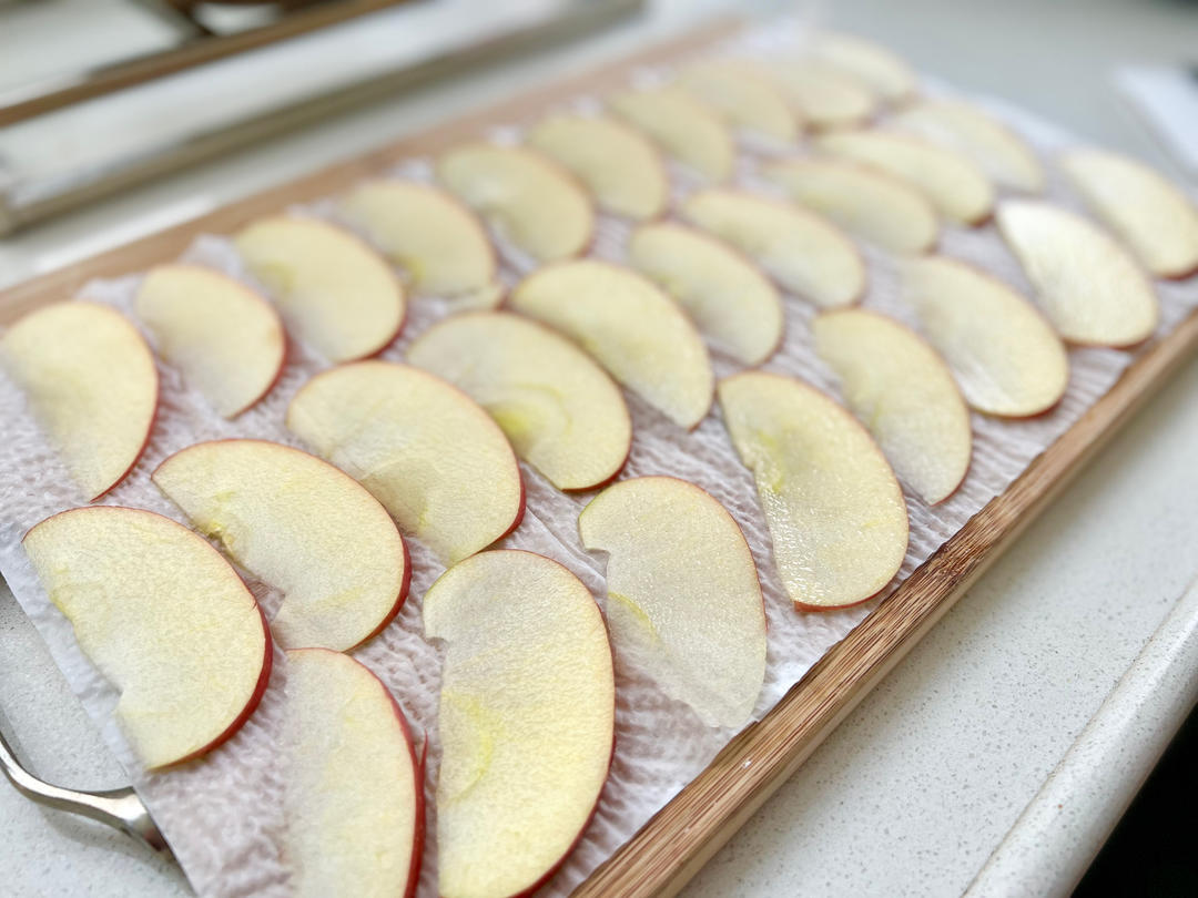 空气炸锅之苹果脆片🍎拯救你的不开心