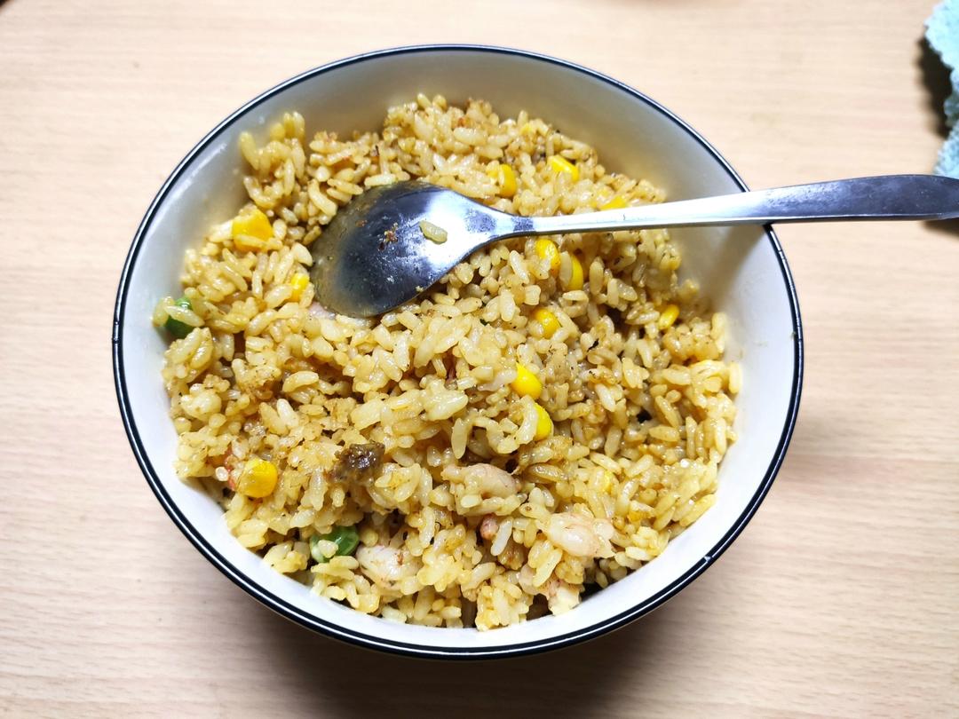 豪华版虾仁炒饭🍤