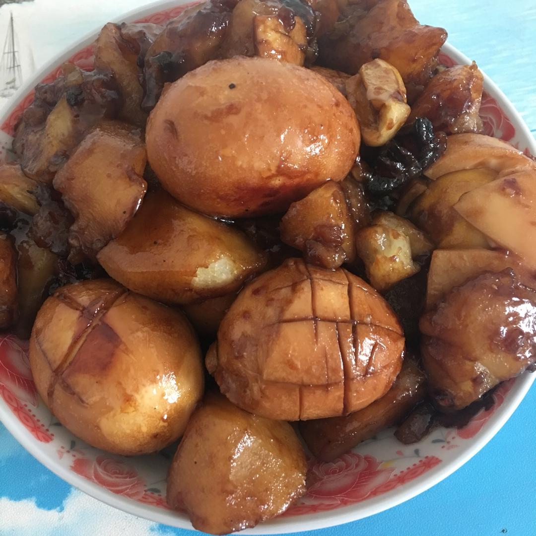 啤酒卤蛋烧排骨