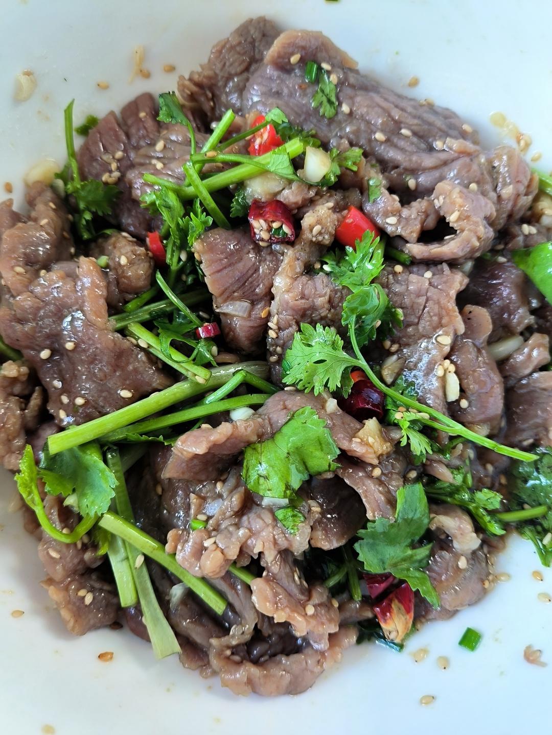 丈母娘吃了都夸的凉拌香菜牛肉