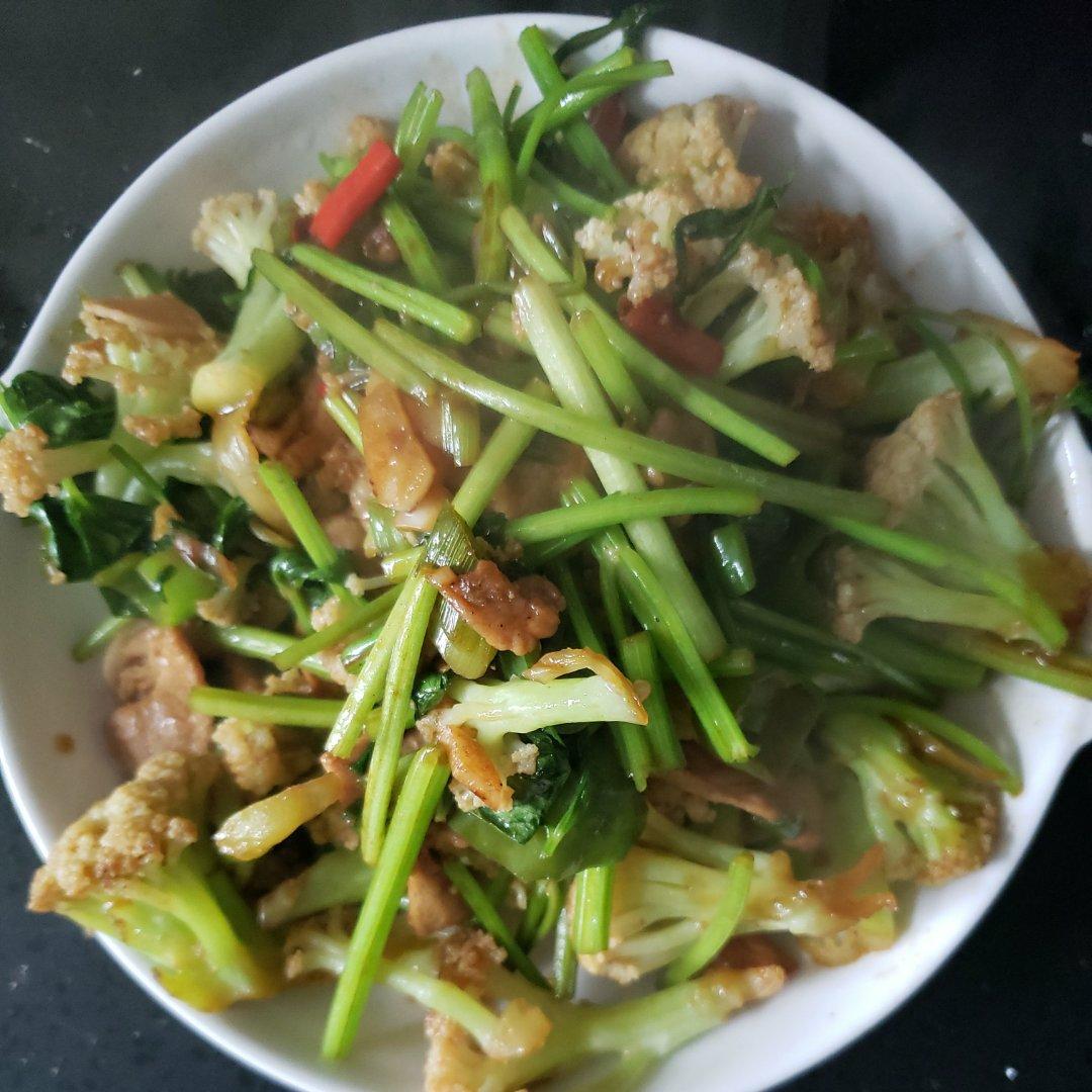 和饭店一个味道的干锅花菜