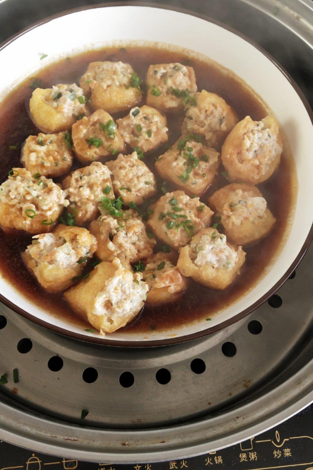 油豆泡塞肉