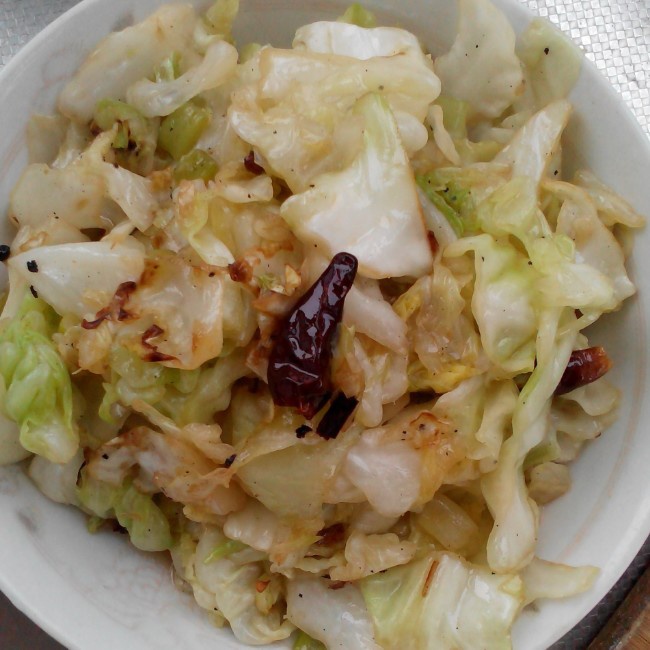 辣炒洋白菜