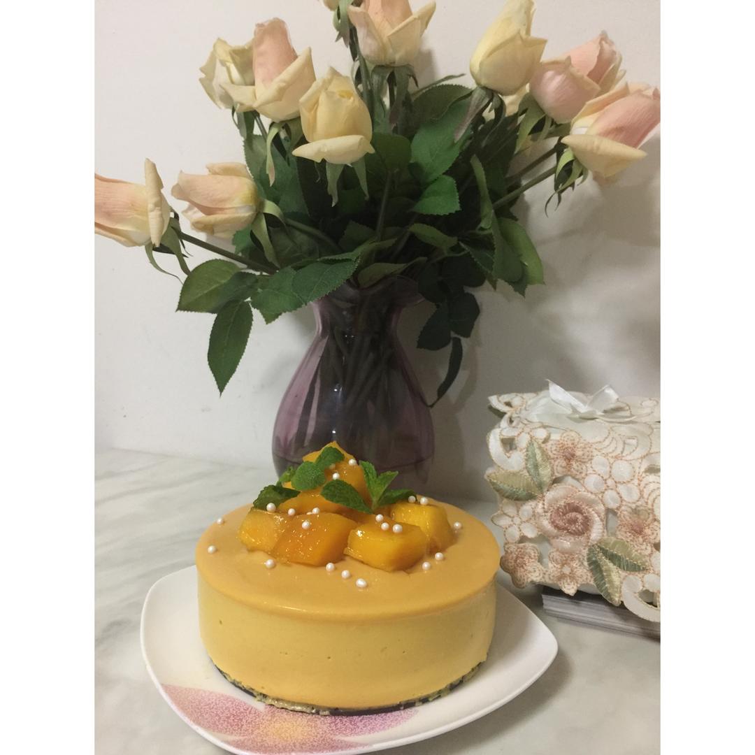 【视频】芒果慕斯（6寸） | 含镜面果胶配方